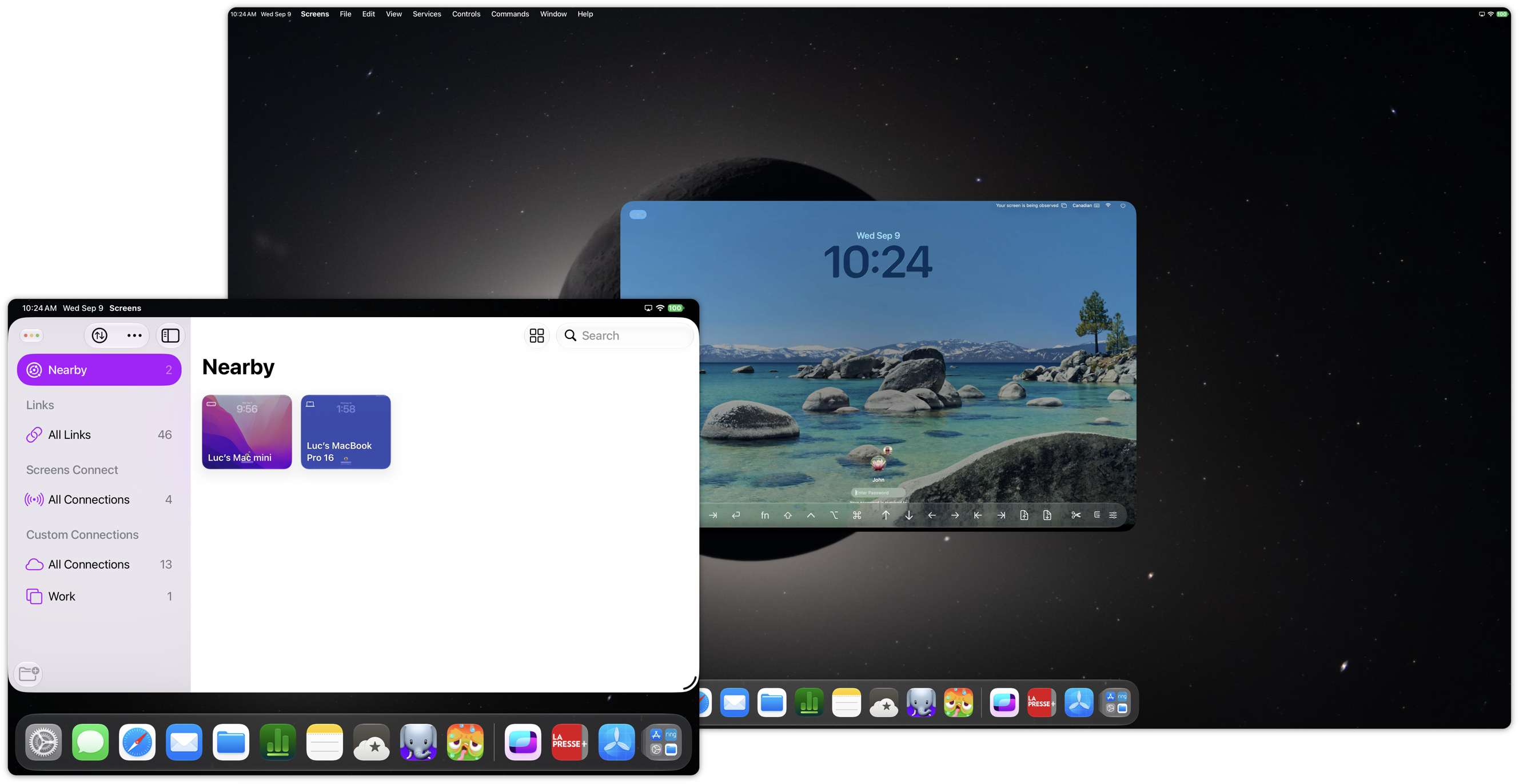 Multiple displays in multitasking on iPad