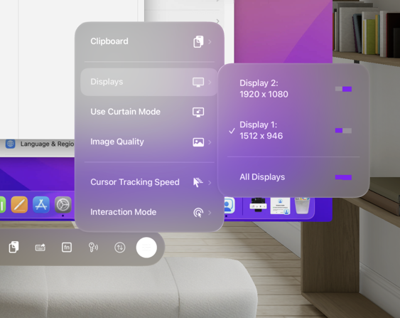 S5 Display Selection Vision